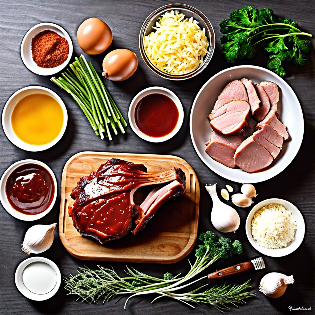 ingredients needed for baked barbecue pork chops