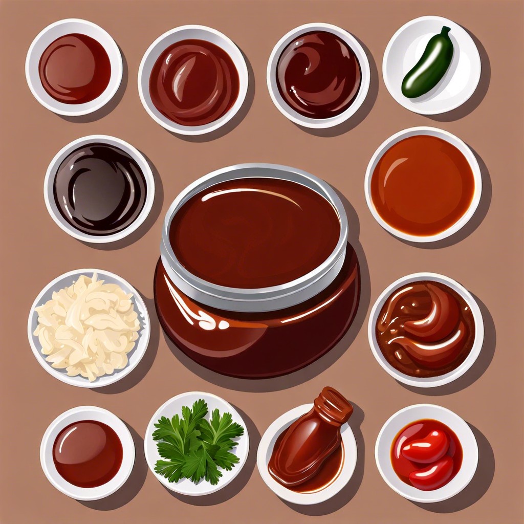 the base ingredients of bbq sauce